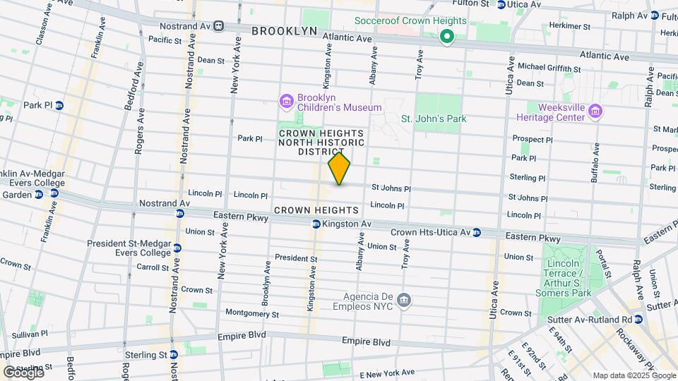 1134 St Johns Pl Mapa y Detalles de la Ubicación