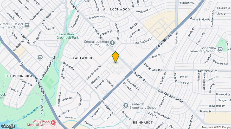 Easton Terrace Mapa y Detalles de la Ubicación