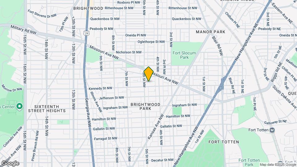 435 Kennedy St NW Mapa y Detalles de la Ubicación