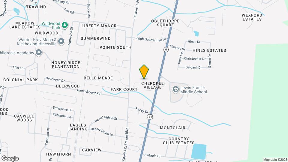 122 Cherokee Cir Mapa y Detalles de la Ubicación