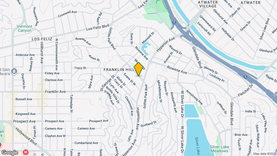 2717 Griffith Park Blvd Map and Location Details