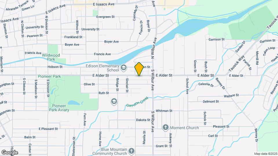 1540 E Alder St Mapa y Detalles de la Ubicación