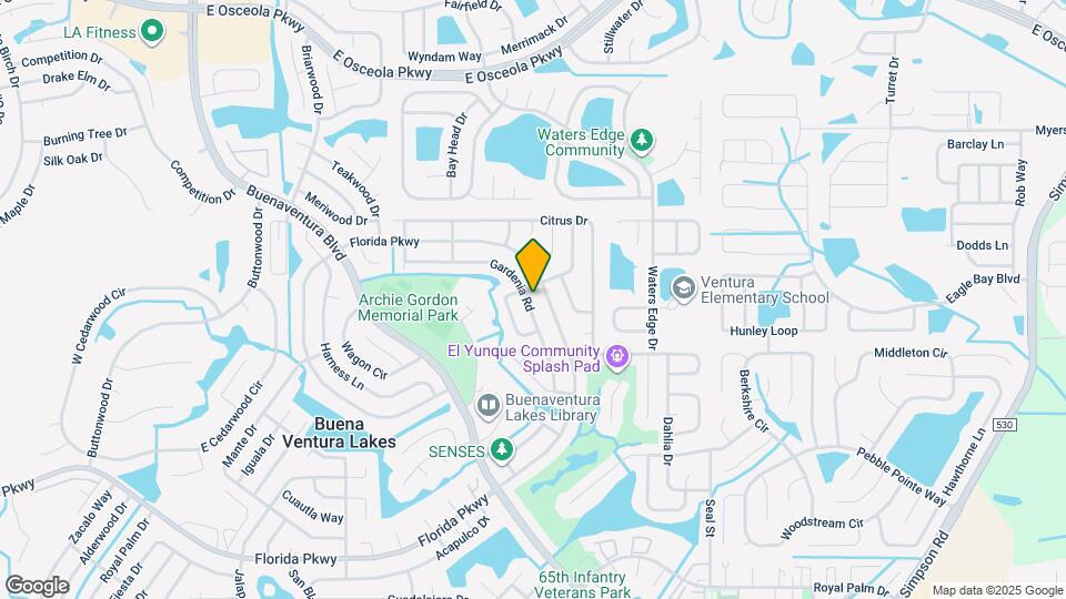 255 Gardenia Rd Map and Location Details