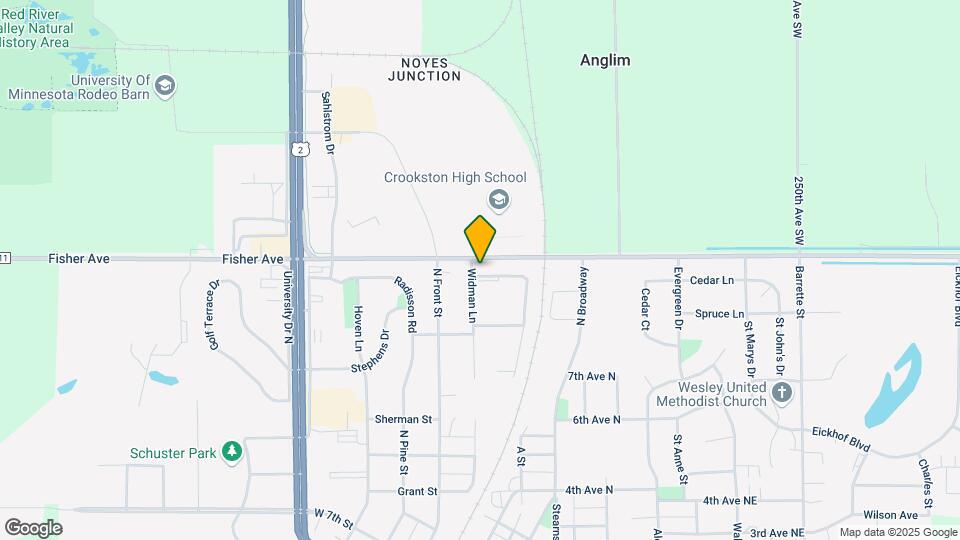 1718 Widman Ln E Map and Location Details