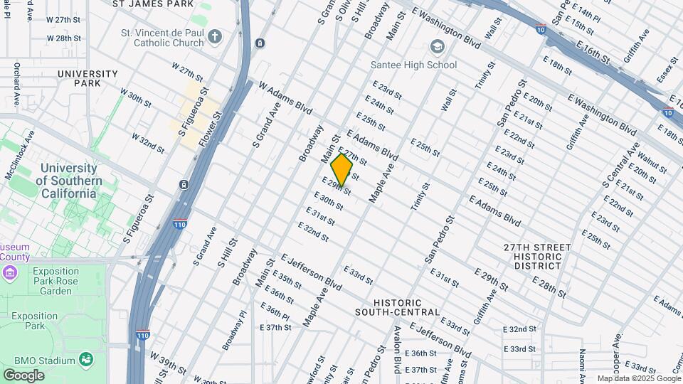212 E 29th St Mapa y Detalles de la Ubicación