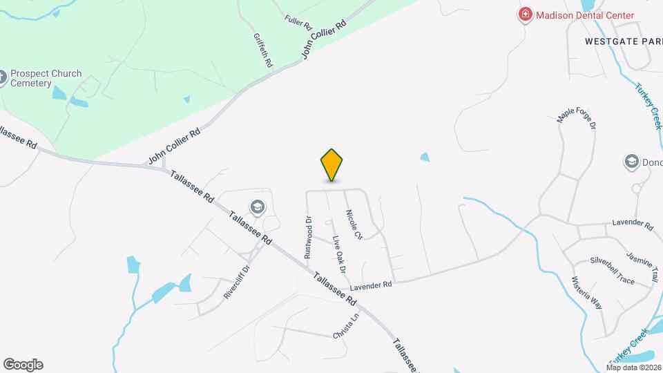 345 Rustwood Dr Mapa y Detalles de la Ubicación