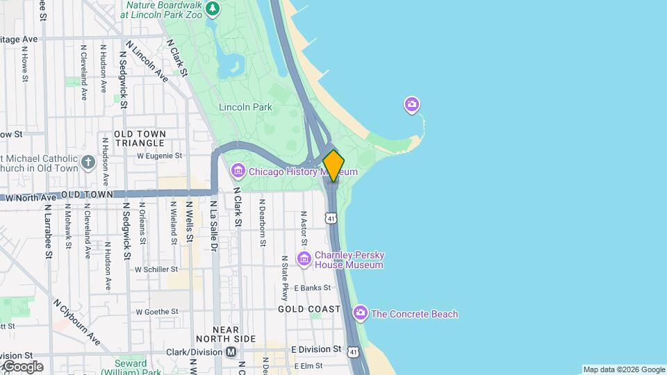 1353 N Lake Shore Dr Map and Location Details