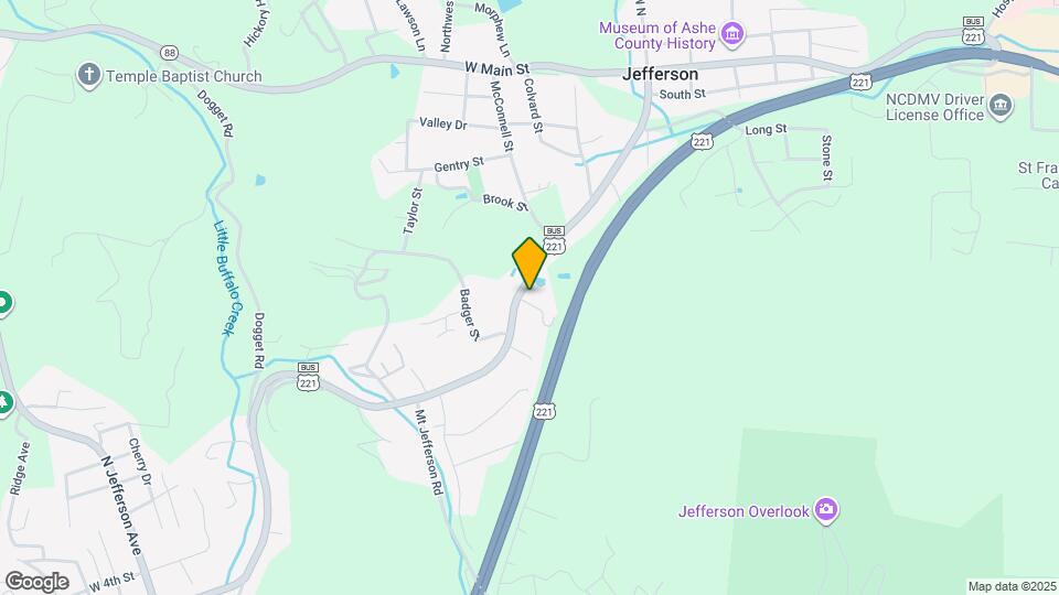 545 S Main St Map and Location Details