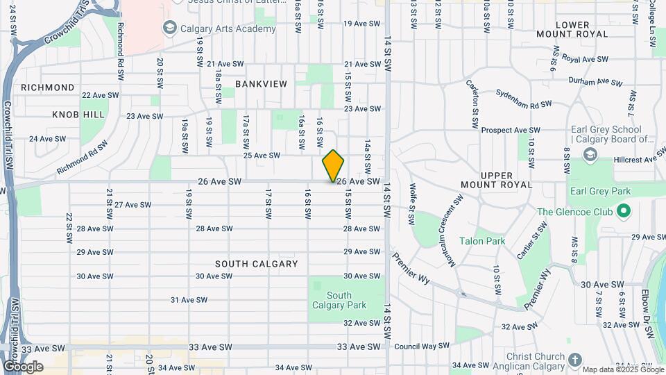 1615 26th Ave SW Map and Location Details