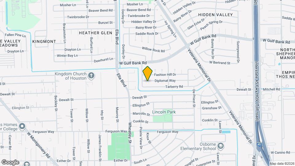 1559 Diplomat Way Map and Location Details