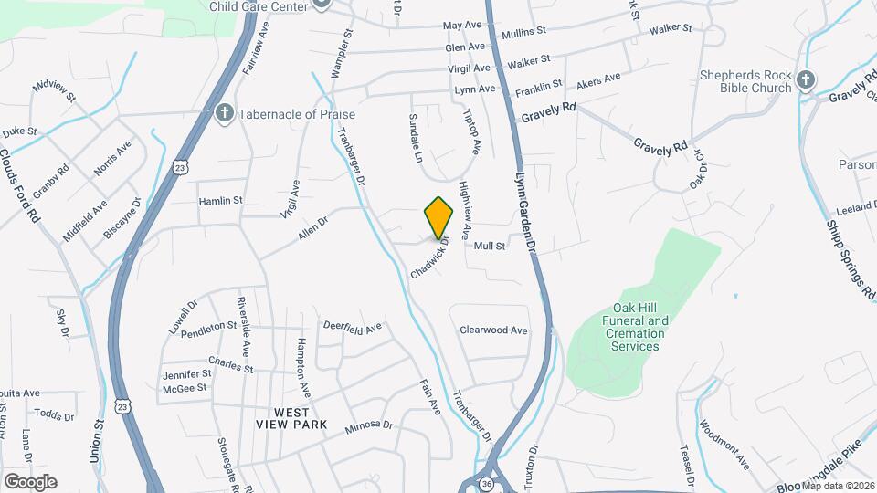 924 Chadwick Dr Map and Location Details