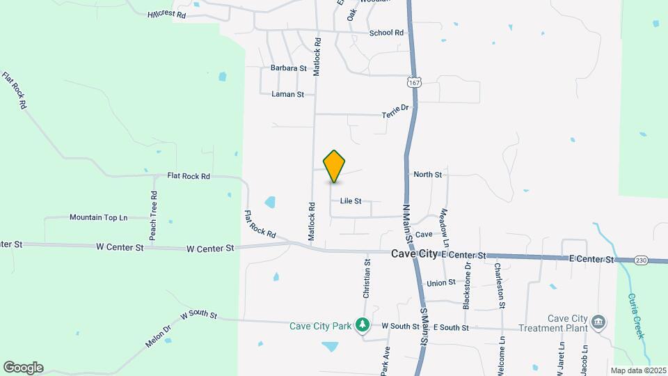 350 Curia Creek Ln Mapa y Detalles de la Ubicación