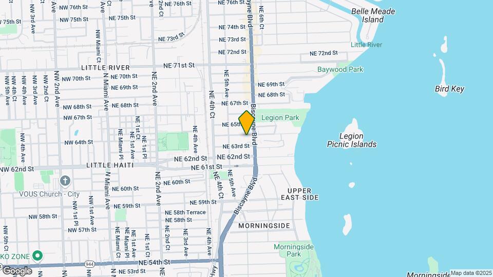 570 NE 64th St-Unit -3 Map and Location Details