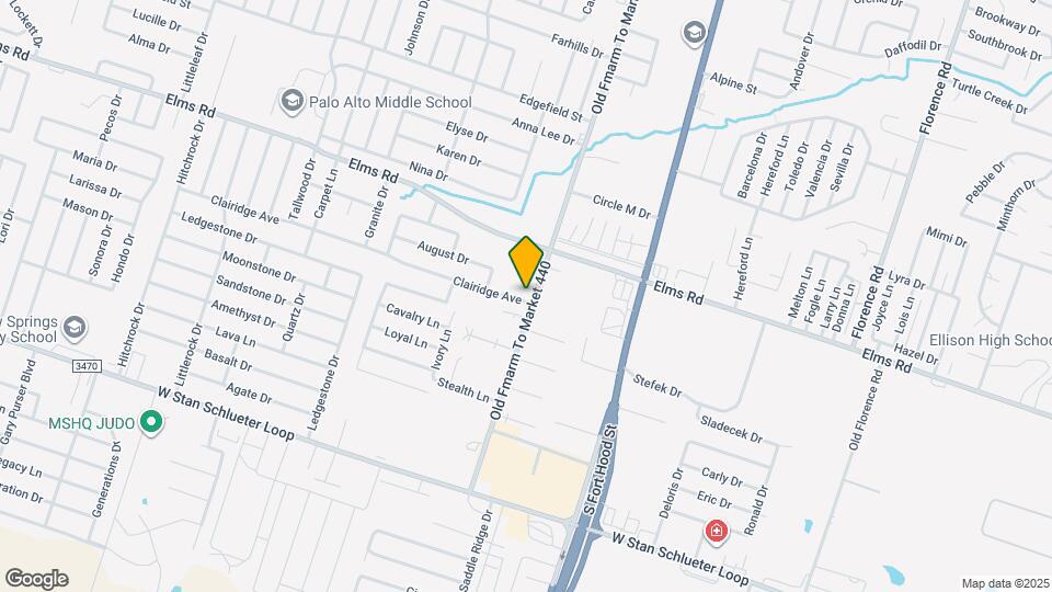 901 Clairidge Ave Map and Location Details