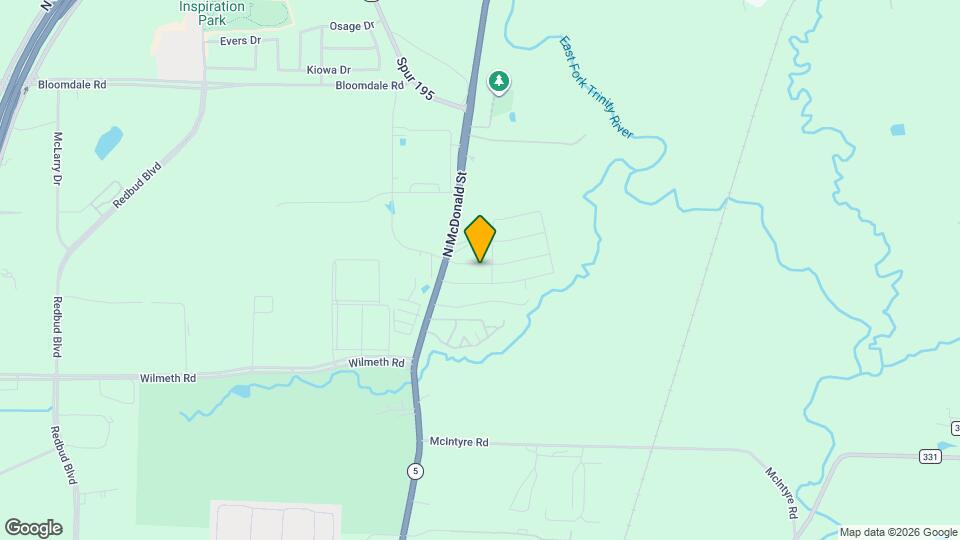 424 Cypress Hill Dr Map and Location Details