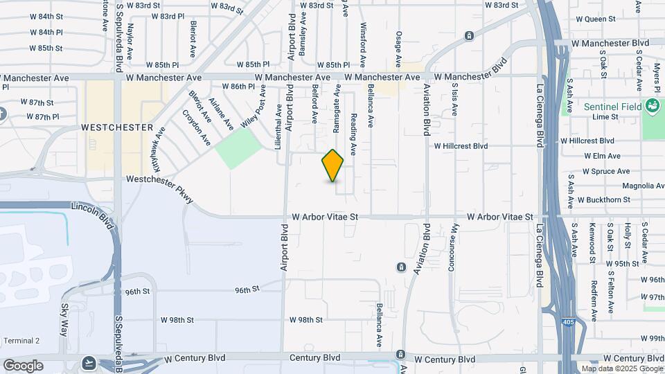 9033 Ramsgate Ave Mapa y Detalles de la Ubicación