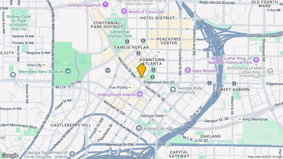 32 Peachtree St NW Map and Location Details