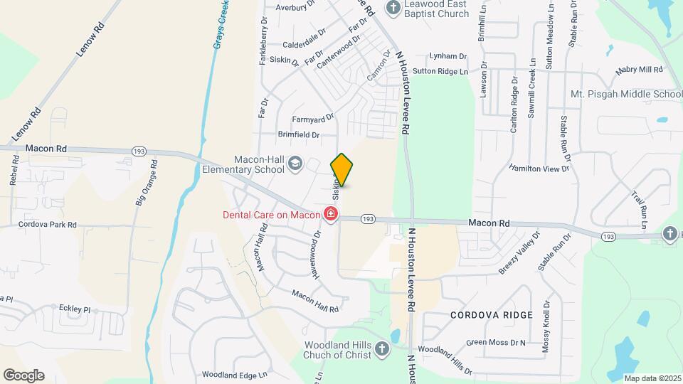 1326 Siskin Dr Mapa y Detalles de la Ubicación