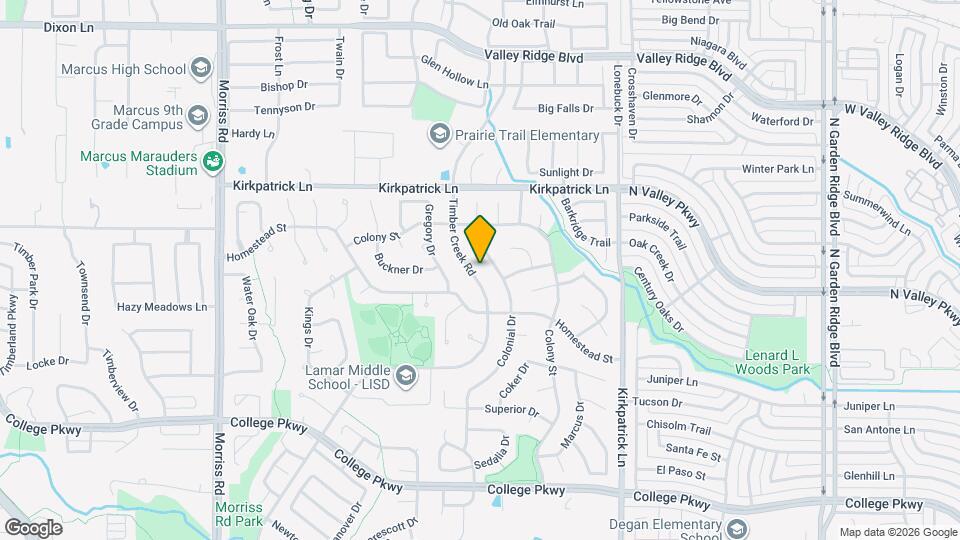 5224 Timber Creek Rd Map and Location Details