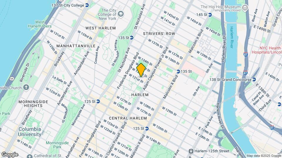 217 W 131st St Map and Location Details