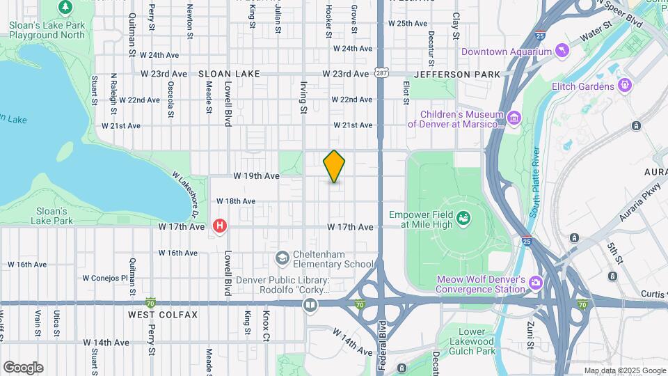 1826 Hooker St Map and Location Details