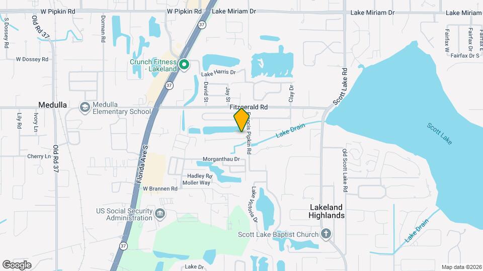 578 Scott Lake Creek Ln Mapa y Detalles de la Ubicación