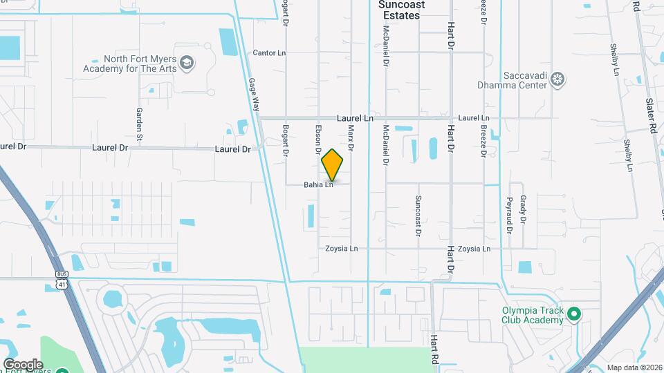 2045 Bahia Ln Map and Location Details