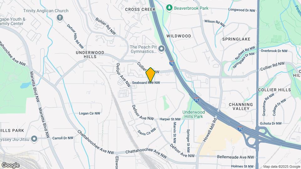 1060 Seaboard Ave NW, Unit Garden Apt Map and Location Details