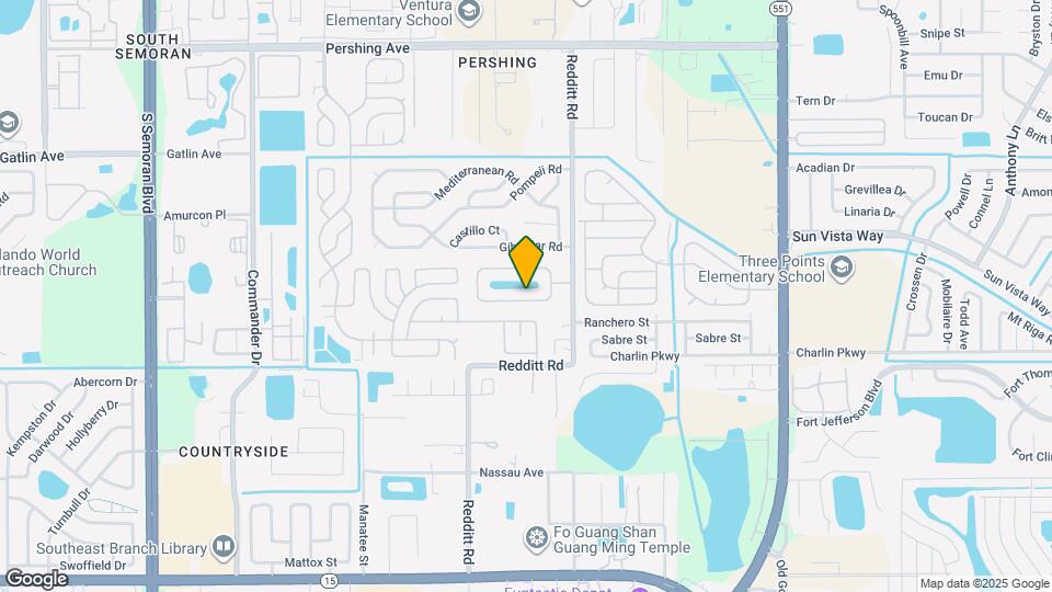 6913 Longmeade Ln Map and Location Details