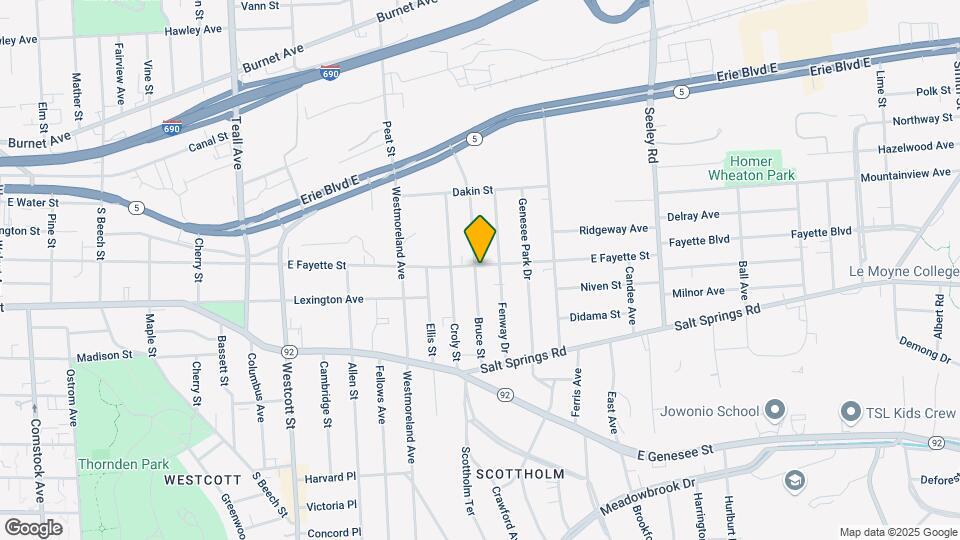 2300 E Fayette St Map and Location Details