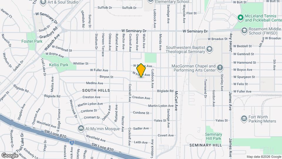 2808 Binyon Ave Map and Location Details