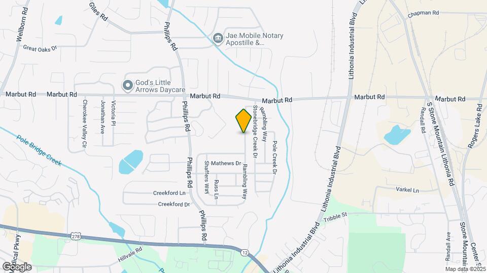 2690 Rambling Way Map and Location Details