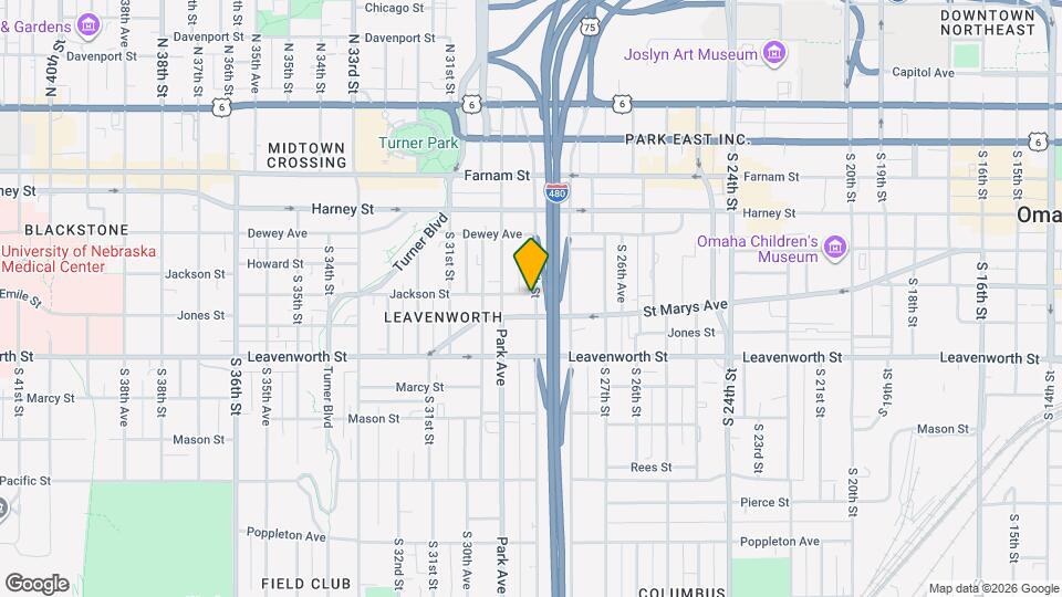 2901 Jackson St Map and Location Details
