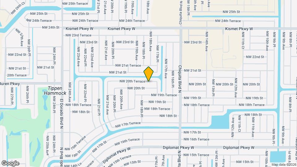 1802 NW 20th Terrace Map and Location Details