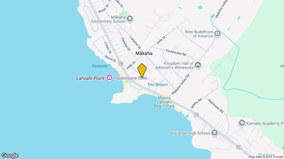 84-983 Hana St Map and Location Details