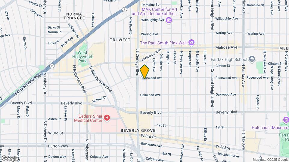 459 N Alfred St Map and Location Details