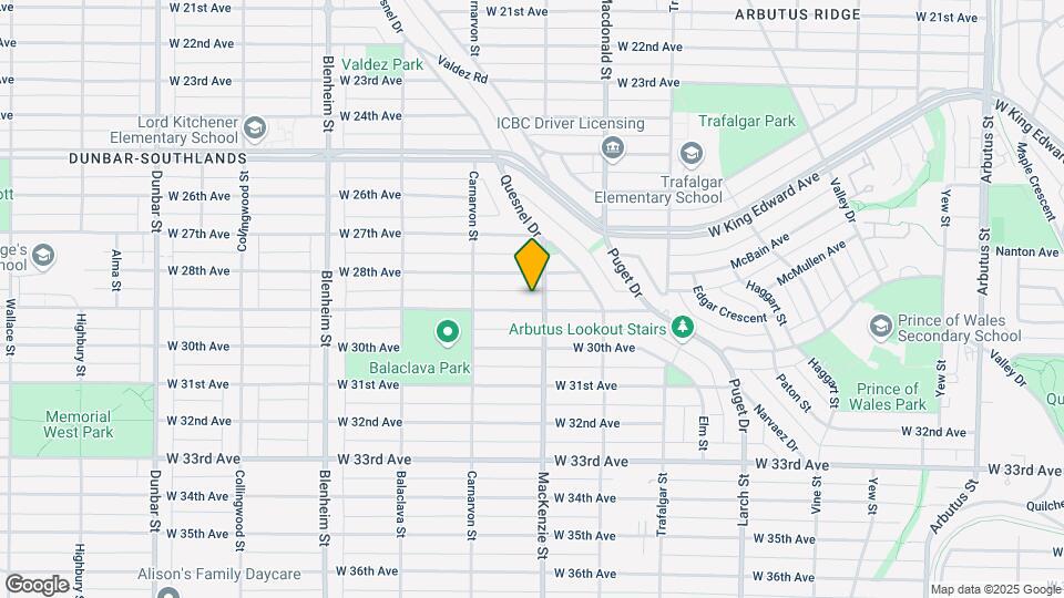 2915 W 29th Ave Map and Location Details
