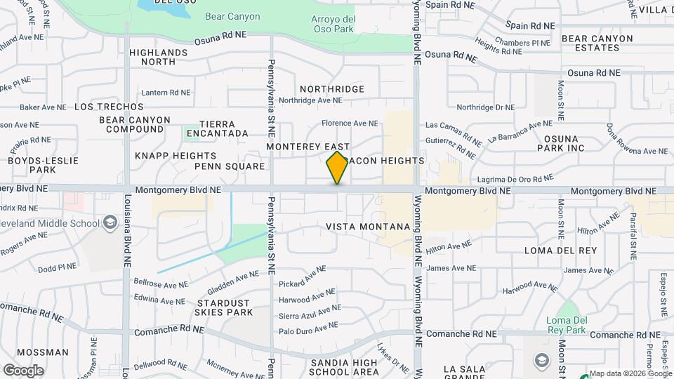 Vista Montana Apartments Map and Location Details