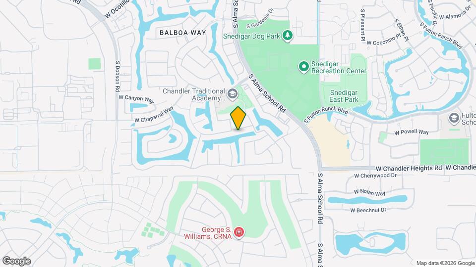 1401 W Blue Ridge Ct Map and Location Details