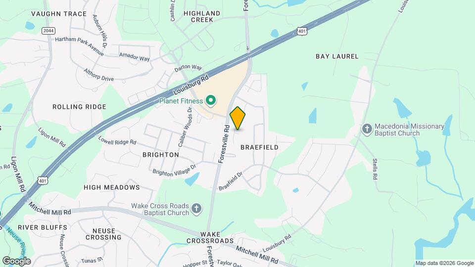 7808 Green Mill Dr Map and Location Details