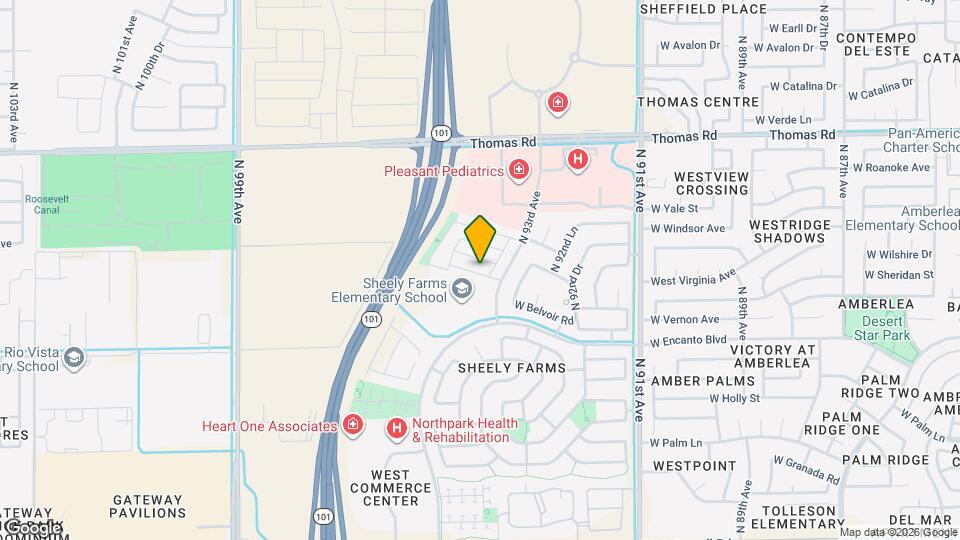 9414 W Sheridan St Mapa y Detalles de la Ubicación