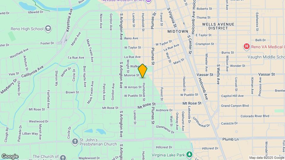 1231 Humboldt St Map and Location Details