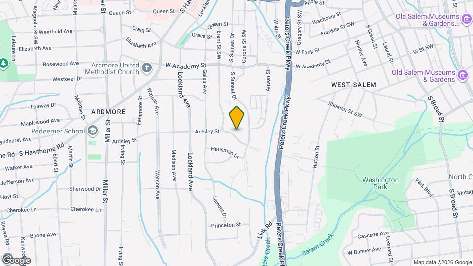 1629 Ardsley St Map and Location Details