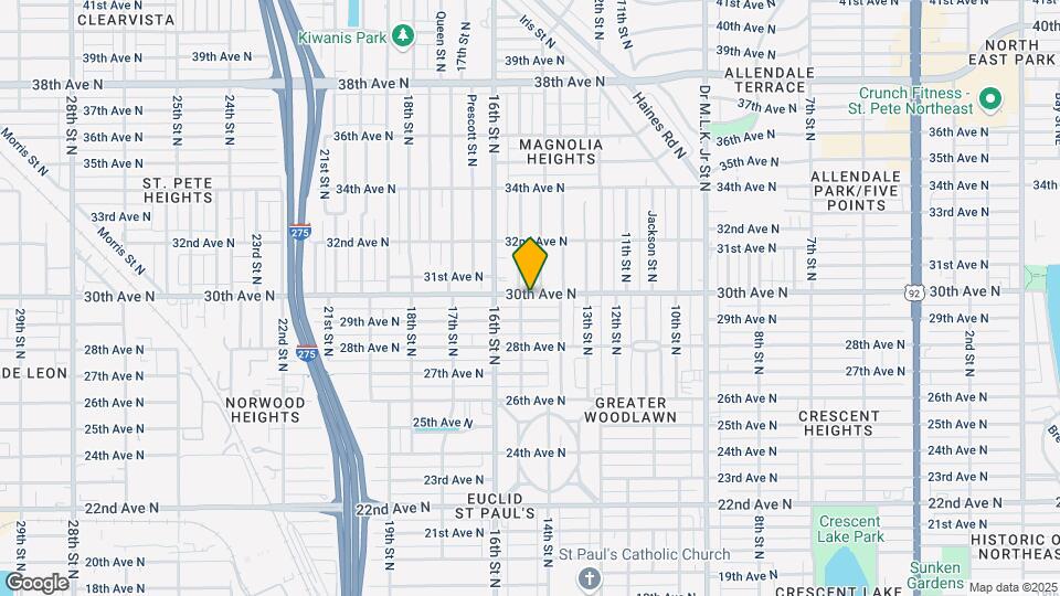 1466 30th Ave N Map and Location Details