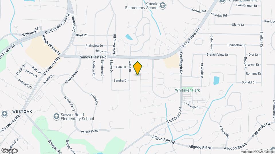 1593 Pinebreeze Dr Map and Location Details