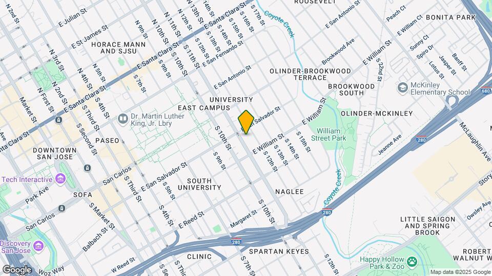 428 S 11th St Map and Location Details