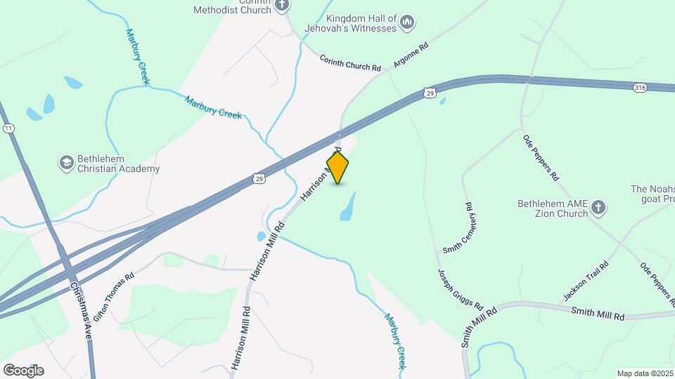 788 Harrison Mill Rd Map and Location Details