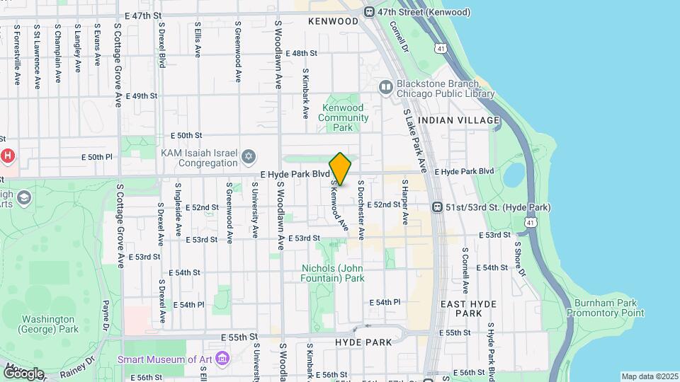 5121 S Kenwood Ave Map and Location Details