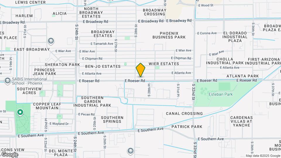 2814 E Roeser Rd Map and Location Details