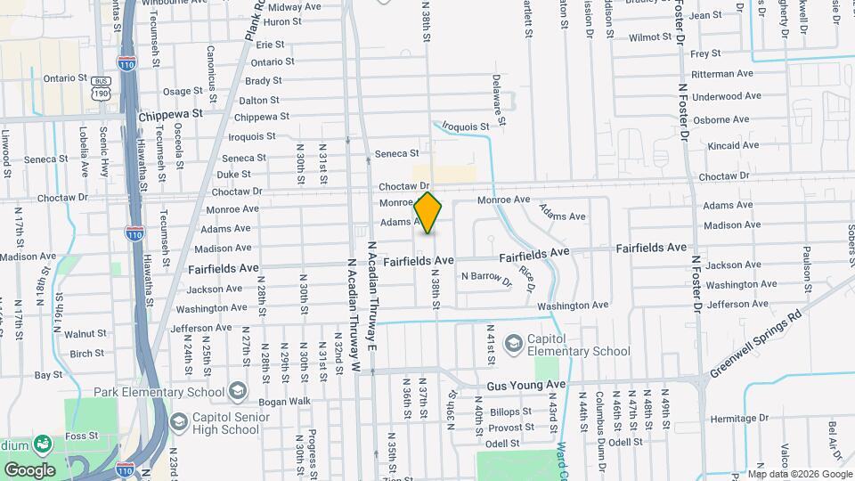 2145 N 38th St Map and Location Details